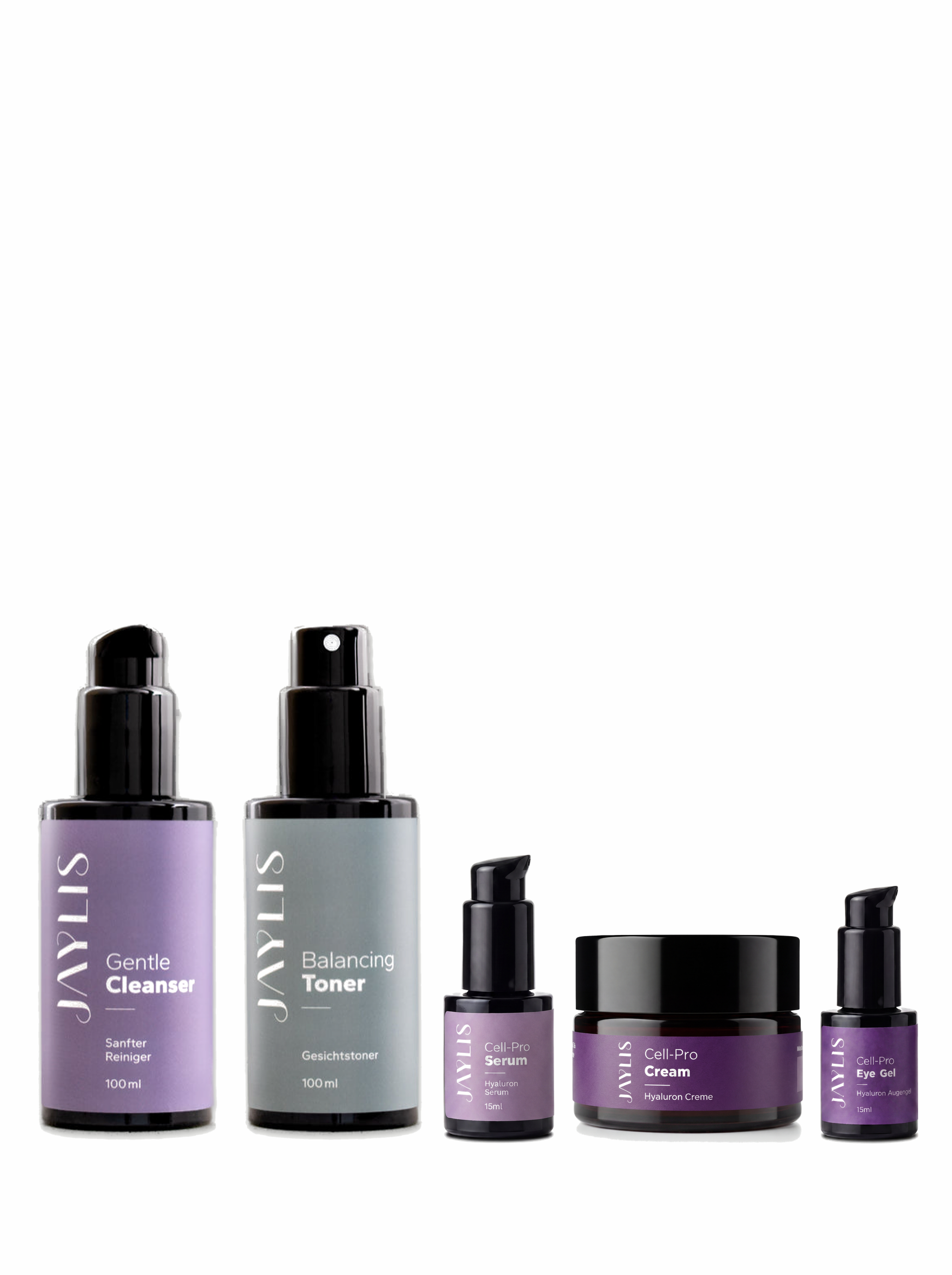 Cell-Pro Essentials Set – Cleanser, Toner, Serum, Cream, Eye Gel
